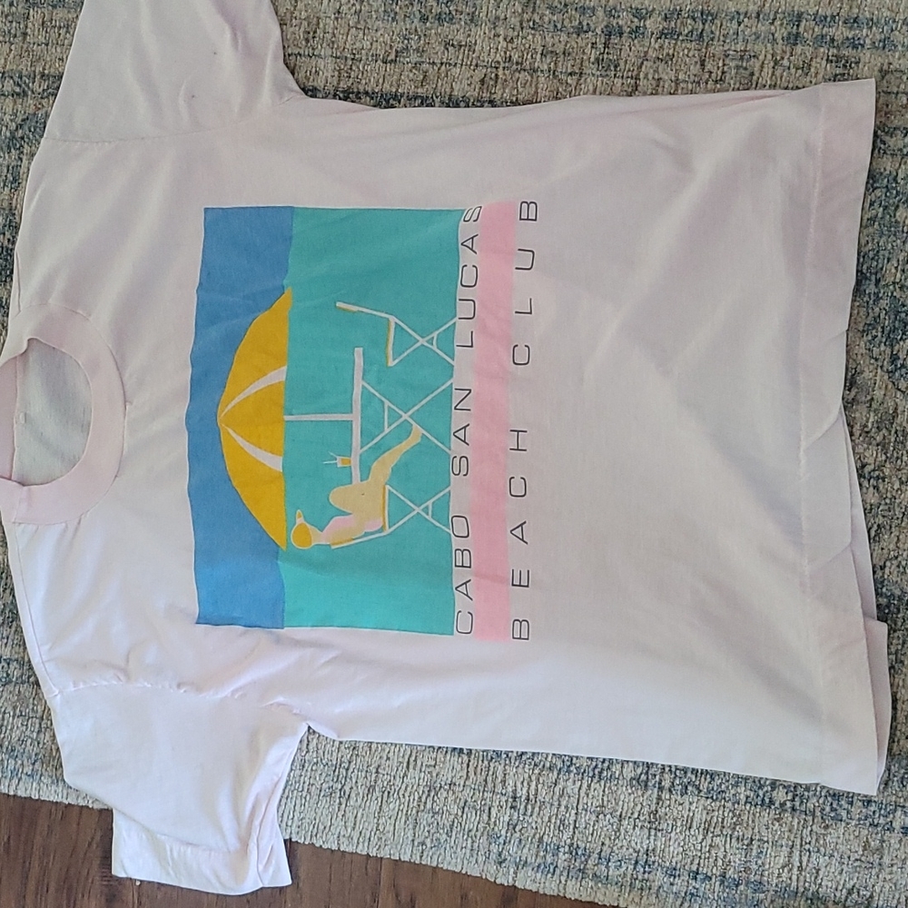 Baby Pink 90s Cabo T-shirt